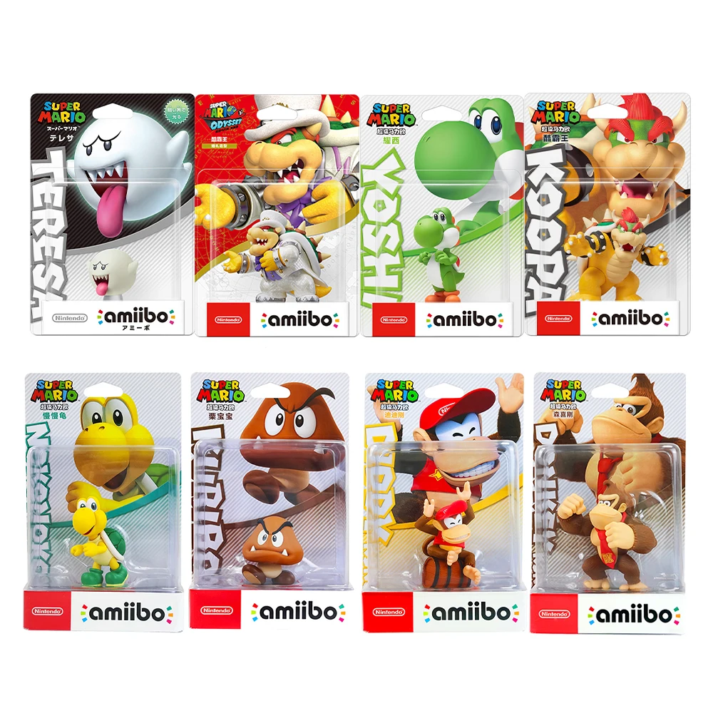 Фигурка Nintendo Amiibo-Super Mario Odyssey-свадебный наряд Bowser/Boo (светится)/Goomba/DY didkong/Donkey Kong/Koopa
