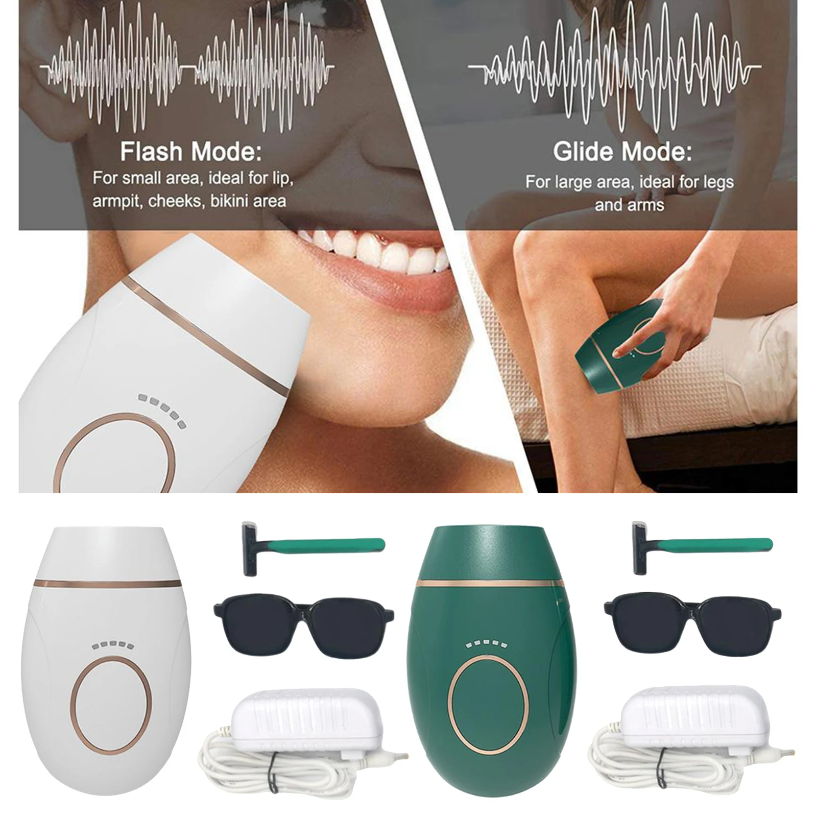 

Hair Removal, Handheld Epilator Machine for Whole Body Permanent Painless Depilador 600000 Flash Hair Remover