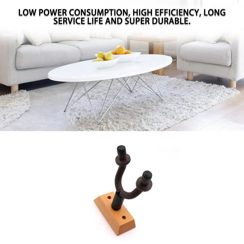 Горячая гитара из твердой древесины стойка вешалка крючок держатель настенное