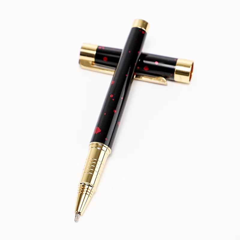

High Quality Metal Luxury 0.5mm Rollerball Pen Ballpoint Pen Business Writing Signing Ball Pens Office School Supplies 03781