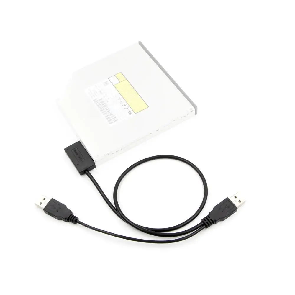 USB 2 0 до 7 + 6P 13Pin тонкий SATA кабель внешняя мощность для ноутбука CD ROM DVD нечетный HDD