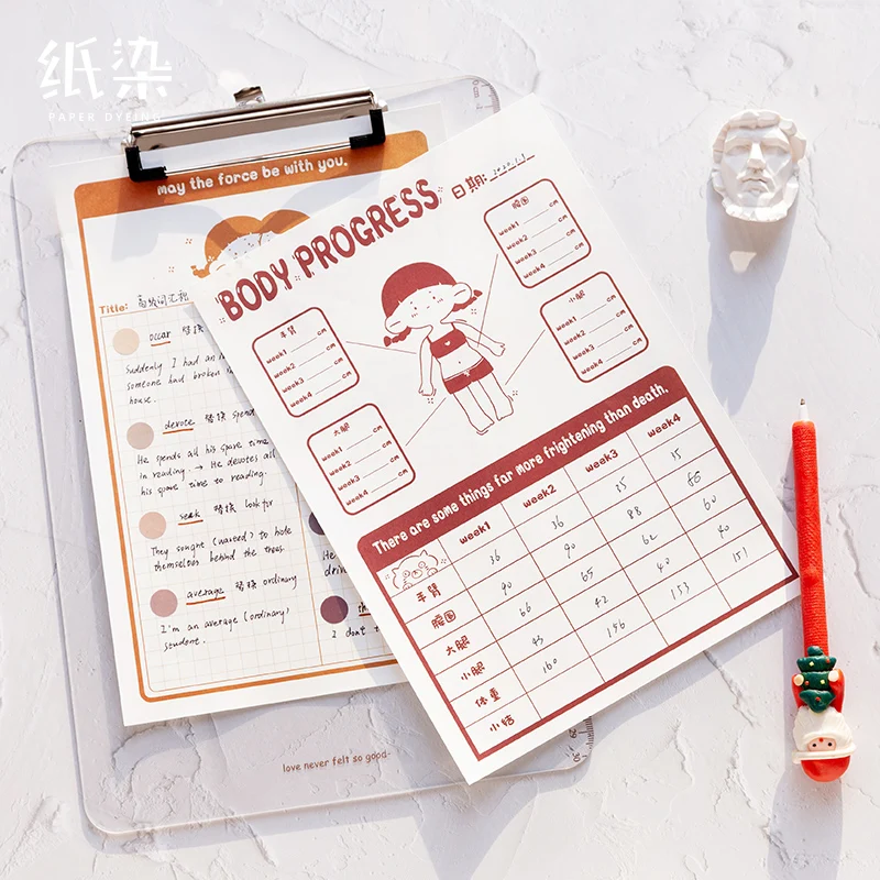 Крафт-бумаги липкий блокнот для заметок канцелярские блокноты листы почтовый