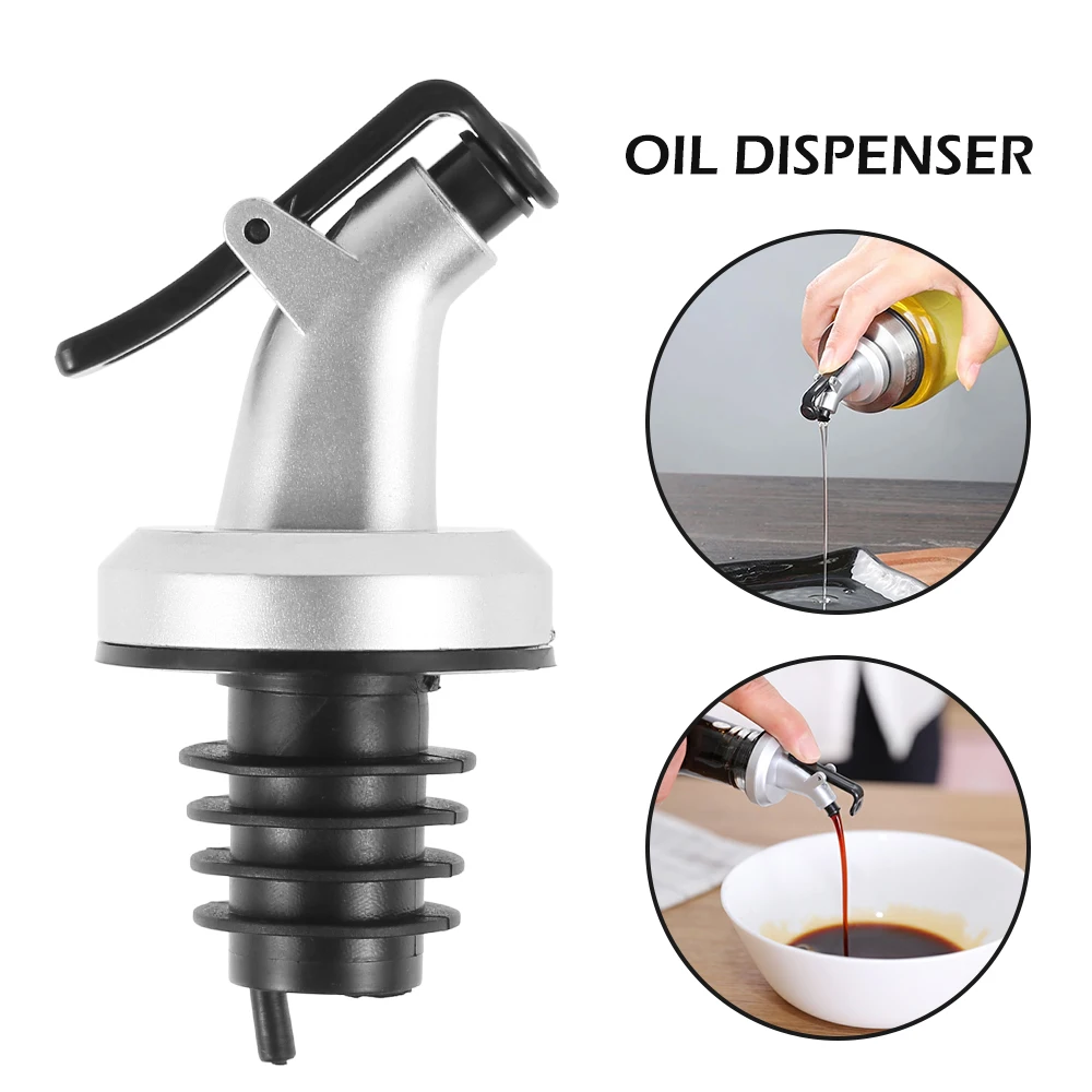 3 Pcs Olive Oil Sprayer Liquor Dispenser Oil Bottle Stopper Rubber Lock Plug Seal Leak-proof Food Grade Nozzle Liquor Dispenser