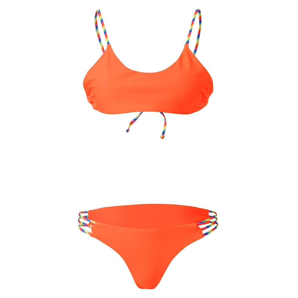 

New Sexy Bikini Low Waist Women Swimming Suit Fashion Swimsuit Print Two-Piece Swimwear Bathing Suit Female Biquini Plus Size