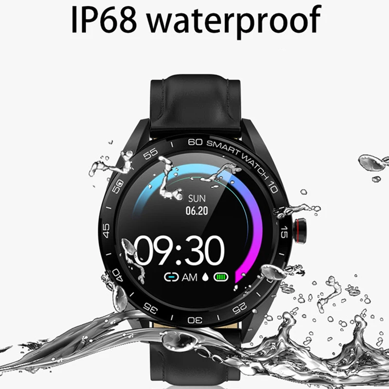 K7 Смарт часы Полный сенсорный экран Bluetooth Вызов пульсометр Шагомер Smartwatch для мужчин подключение Android IOS pk k88hplus