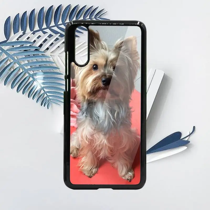 

Mini Yorkshire Terrier Dog cute animal Phone Case PC For Samsung galaxy S note 8 9 20 10 e lite2019 plus pro ultra