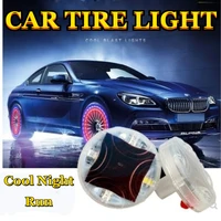 car wheel lights hub lamps battery storage solar charger colorful valve caps decor universal auto motorcycle accessories 1 pc