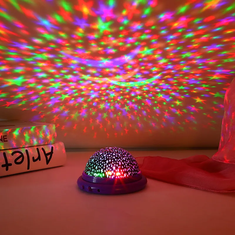 

Светодиодный проектор Звезда небо Звезда Луна Небо вращающийся ночсветильник Романтический светодиодный проектор для сна подарок для дет...