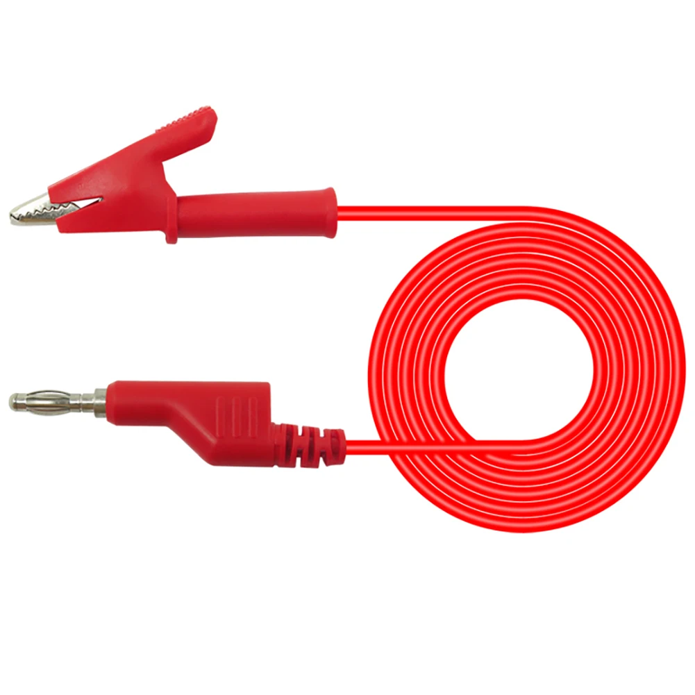 

5pcs Alligator Test Leads Multimeter Test Clips Probe Lead Banana Plug Cable