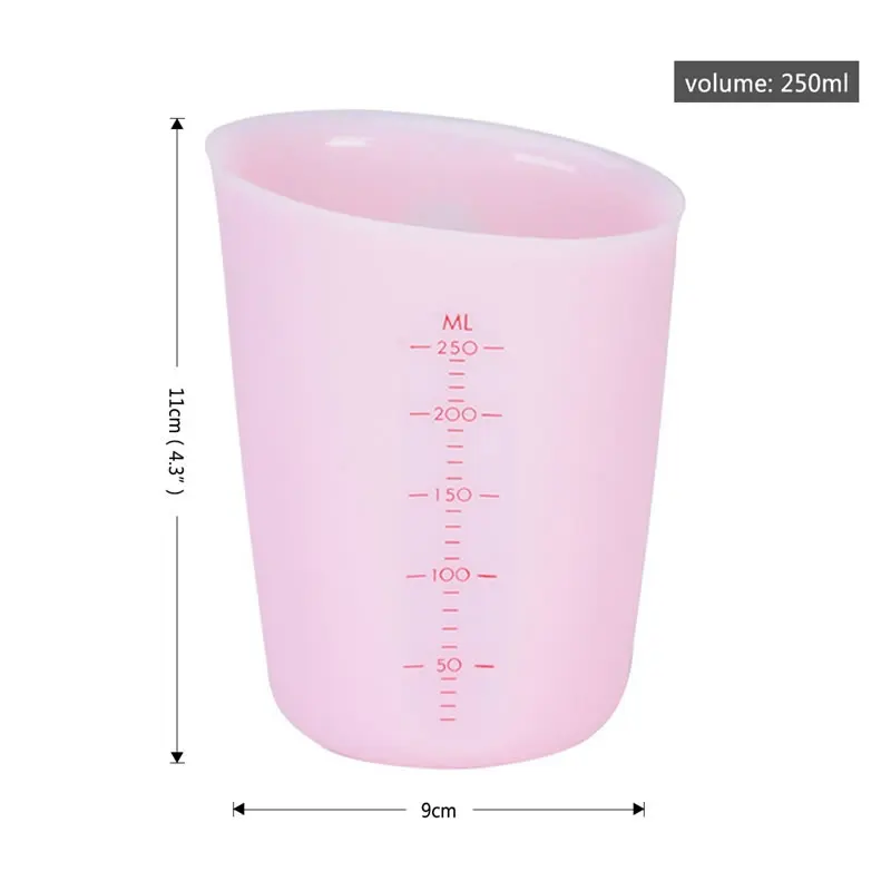 Силиконовая кухонная мерная чашка OBR для выпечки 250 мл мерные чашки приготовления