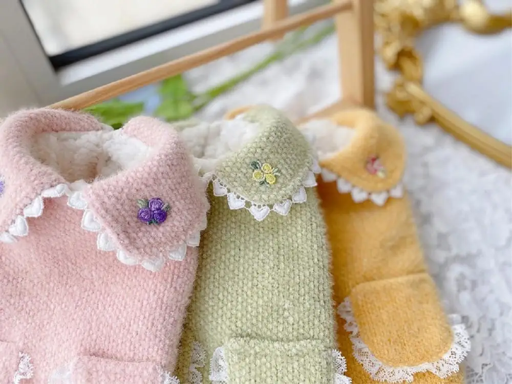 Купить Одежда для собак ручной работы, свитер для домашних животных, пальто, милая толстая подкладка из полиэстера, шерпа, теплая зимняя верхняя од... Скидка Одежда для собак ручной работы, свитер для домашних животных, пальто, милая толстая подкладка из полиэстера, шерпа, теплая зимняя верхняя од...