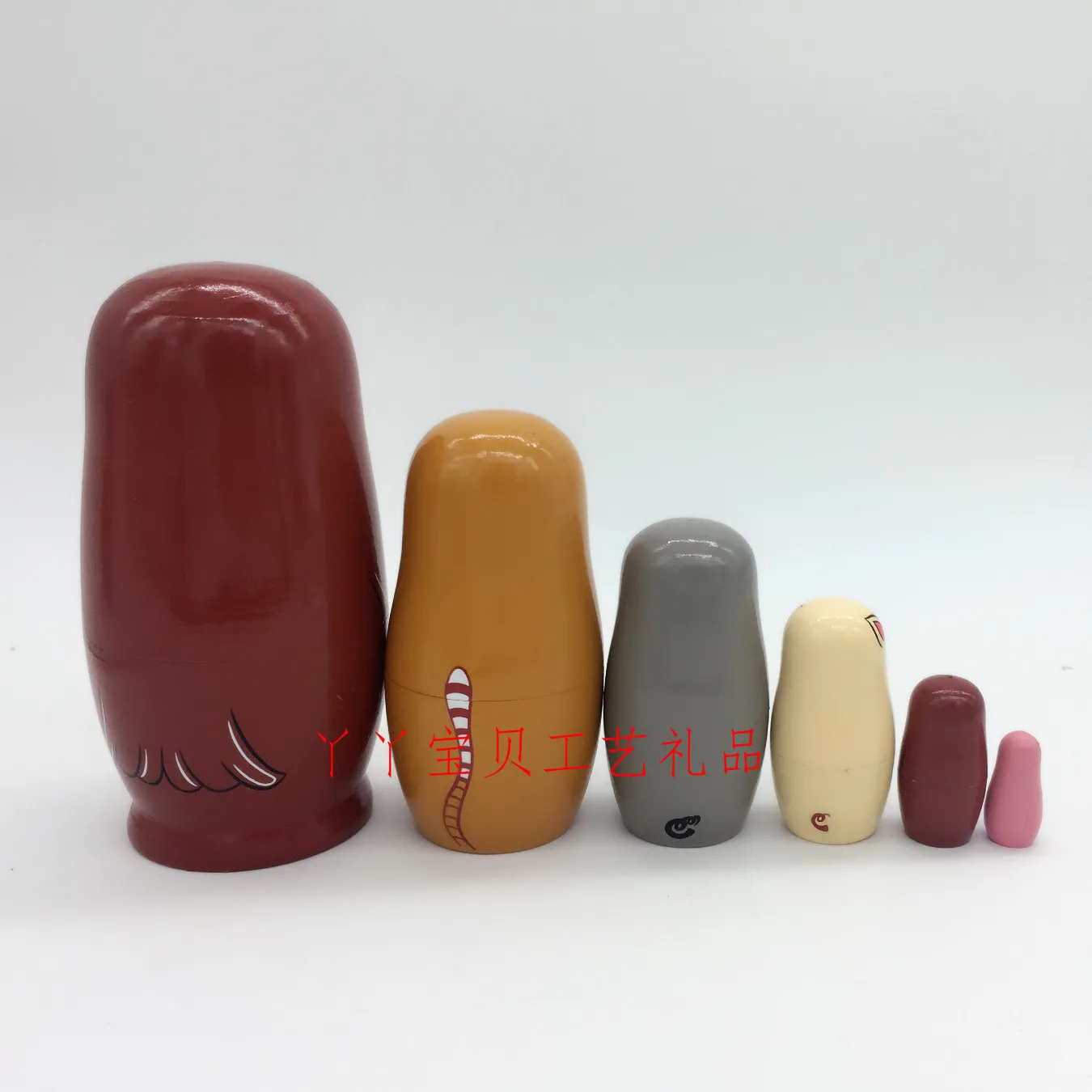 Прекрасный дизайн Совы ручной работы 6 слоев липы русская гнездовая деревянная