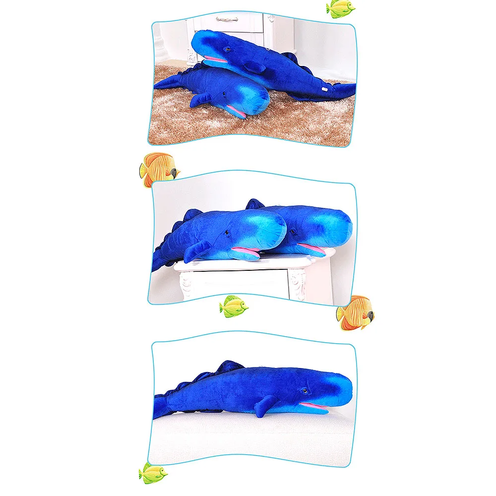 Милые детские плюшевые игрушки сперма Кит морская имитация животное детская