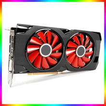 In stock Video Card rx 580 8gb for mining GDDR5 256Bit Graphic Card or GPU XFX Radeon rx580 8gb Display cards for computer（used）