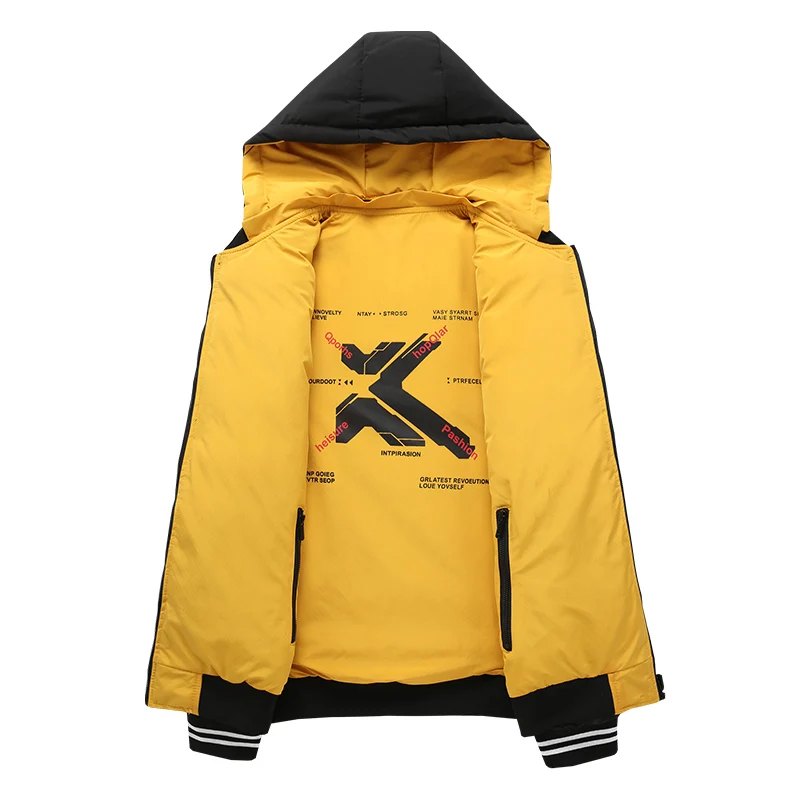 Men Winter Parkas 2021 New Thick Warm  Hooded Jacket Coat Men Autumn Brand Outwear Fashion Casual Waterproof Parka Men Size 4XL