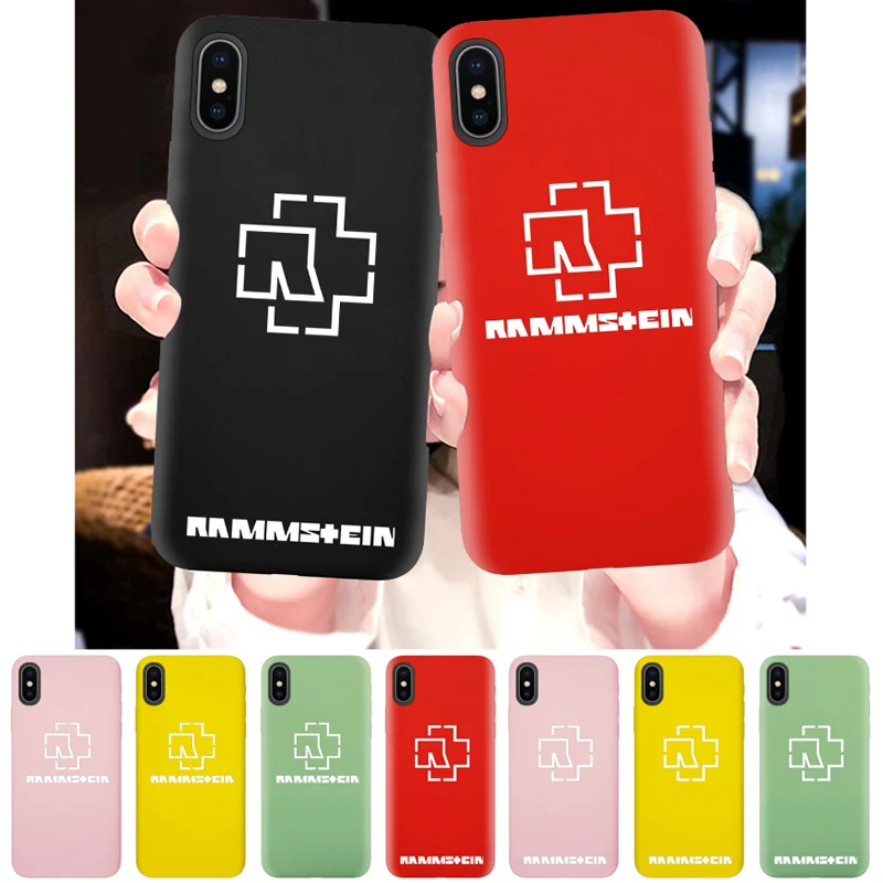 Rammstein Музыкальный Чехол для samsung Galaxy S10 S9 S8 S7 S6 Plus Lite edge Мягкий силиконовый чехол