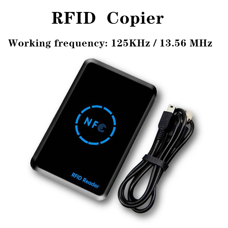Дубликатор RFID для копирования ключей 125 кГц NFC смарт-кардридер запись 13 56 МГц