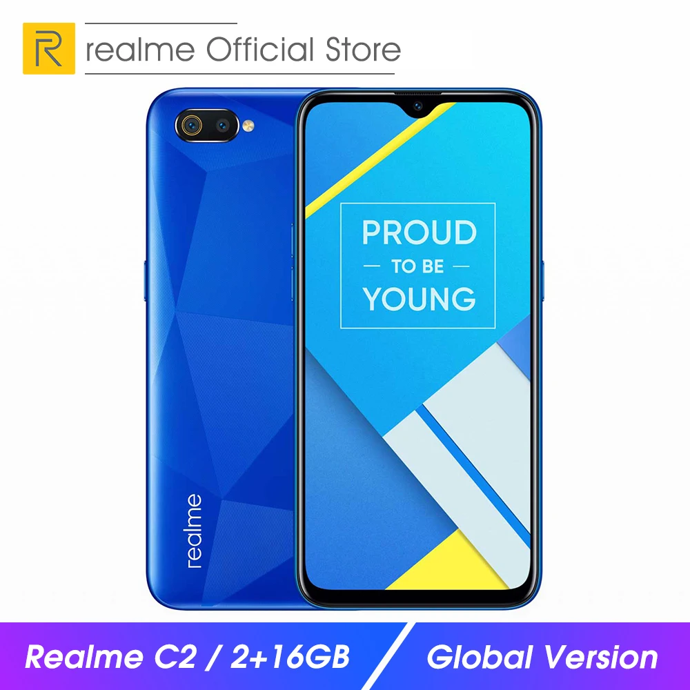 2019 глобальная версия OPPO realme C2 2 Гб ОЗУ 16 ПЗУ смартфон 6 1 &quotполноэкранный 4000 мАч