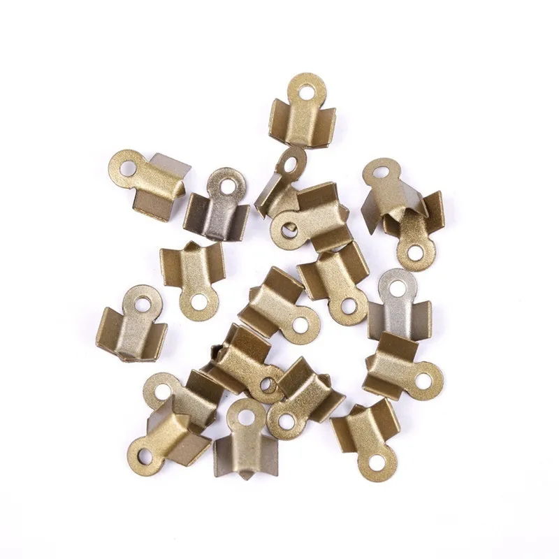 500 шт. небольшие складные Обжимные бусины для самостоятельного изготовления