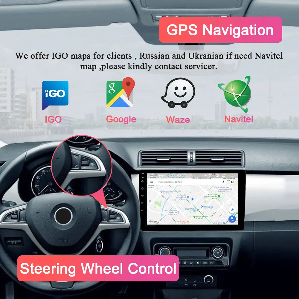 Автомагнитола 2DIN 2 + 32 ГБ Android 9 1 мультимедийный видеоплеер GPS-навигатор для Toyota Camry