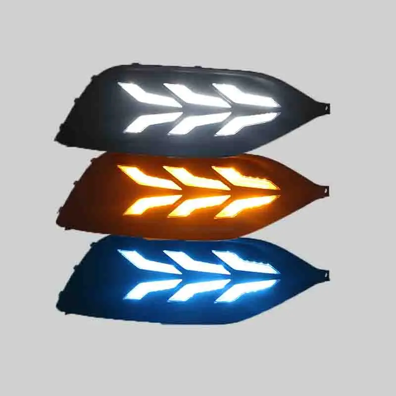 1 комплект светодиодный ных дневных ходовых огней DRL с сигналом поворота для Buick