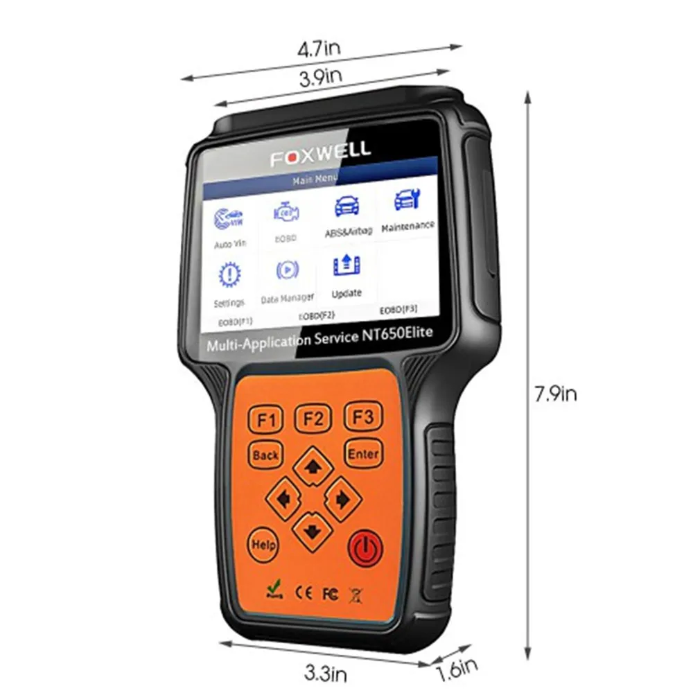 Foxwell NT650 Elite All делает сервис с 11 специальной функцией обновленной версии NT650