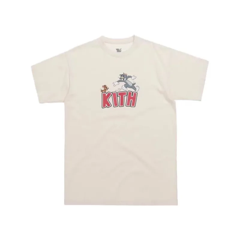 Kith футболка 2019SS Новые мужские и женские Футболки Tom Jerry лучшее качество хлопок Повседневная футболка Kith Astor модная уличная футболка