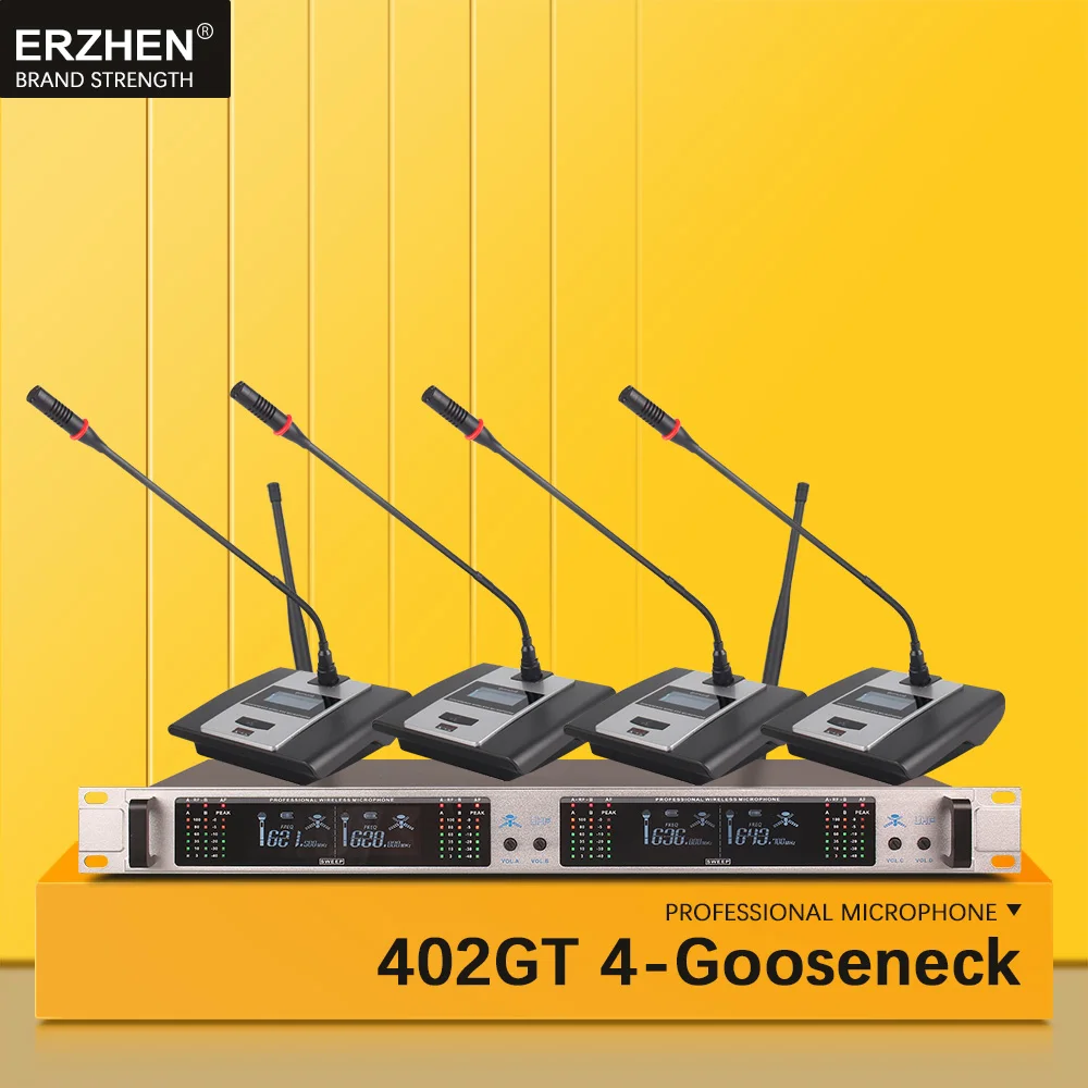 Беспроводная лучшая Конференц-Система микрофона для настольных совещаний 402GT