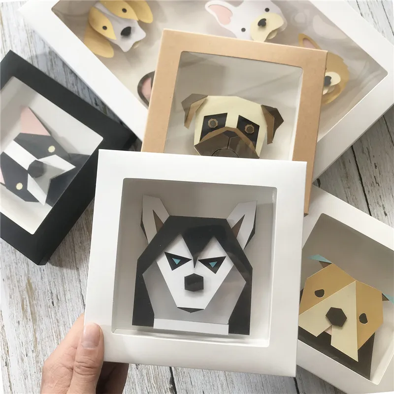 Наборы для поделок ручной работы бумажные наборы собак Шиба ину материал