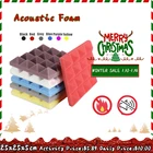 24 шт. 25x25x5 см студийная акустическая Звуконепроницаемая пена Пирамида Звукопоглощающая Панель для обработки стен огнестойкая Защитная губка