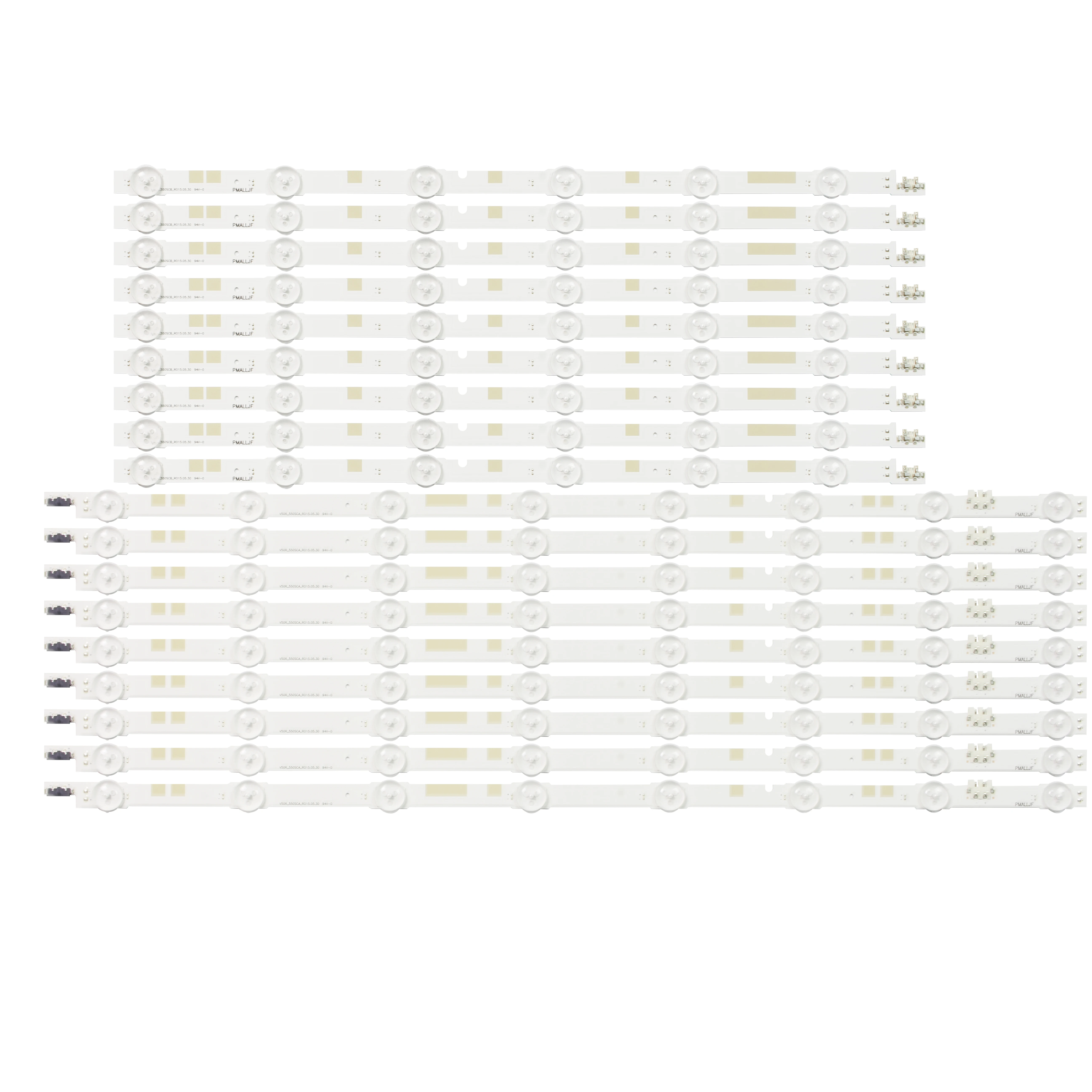 Светодиодный Подсветка полосы 14 лампы для samsung 5" ТВ UE55JU6800WXXN UE55JU6800 V5DR_550SCA_R0 V5DR_550SCB_R0 UN55JS7200KXZ BN96-38482A