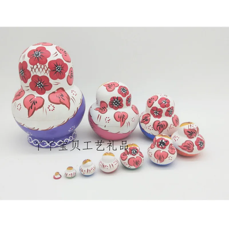 10 слоев/Набор деревянные русские куклы гнездящаяся Девичья желанная кукла