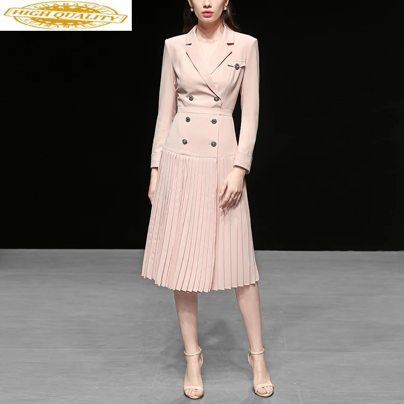 Весенне-осенний Женский Тренч Корейская винтажная ветровка длинные пальто