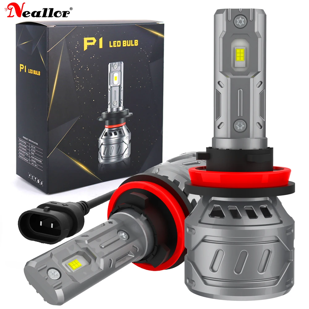 

2pcs 80W 14000LM Car Haedlight H4 H7 Hir2 9012 HB3 HB4 9005 9006 LED H8 H9 H11 6500K 6000K Auto Fog Light 12V Turbo Diode Bulb