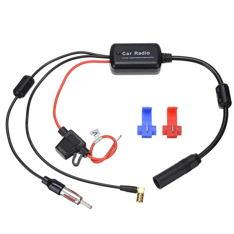 Universal 12V Car Radio FM AM Antenna Signal Amplifier Booster 3 in 1 DAB for Marine Boat RV Car-Styling | Автомобили и мотоциклы