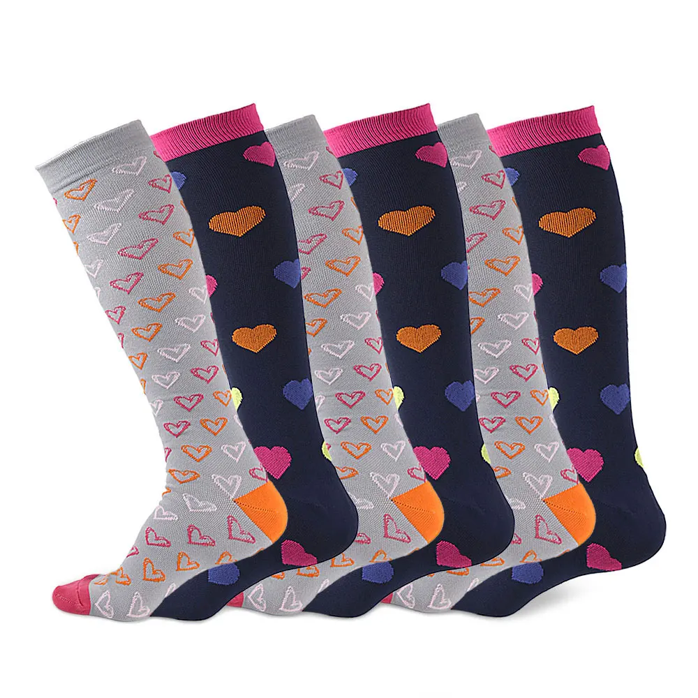 

1Pair Calf Brace Women Long Thigh High Socks Compression Stretch Socks Outdoor Party Funny Elastic Nursing Calf Socks Female