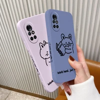 hard working cat camera lens protect case for huawei nova 8 7 6 soft liquid silicone phone cover for 5 pro 5z 5i 5ipro 5t 4 4e
