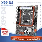 Материнская плата X99 D4, LGA 2011-V3V4 M-ATX для настольного ПК, процессор E5 V3 DDR4 ОЗУ, поддержка E5 2680V3 4620V3 2506V3 2680 V3