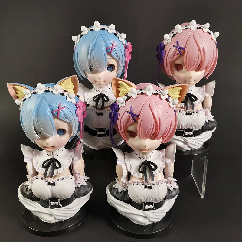 Коллекционная аниме-модель с надписью Re Zero Rem Ram | Игрушки и хобби