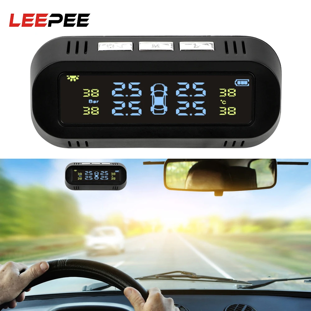 Система контроля давления в шинах умная система с 4 датчиками Предупреждение вым