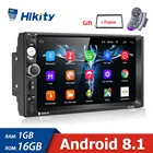 Автомагнитола Hikity, 2 din, Android 8,1, 7 дюймов, GPS, MP5, Wi-Fi