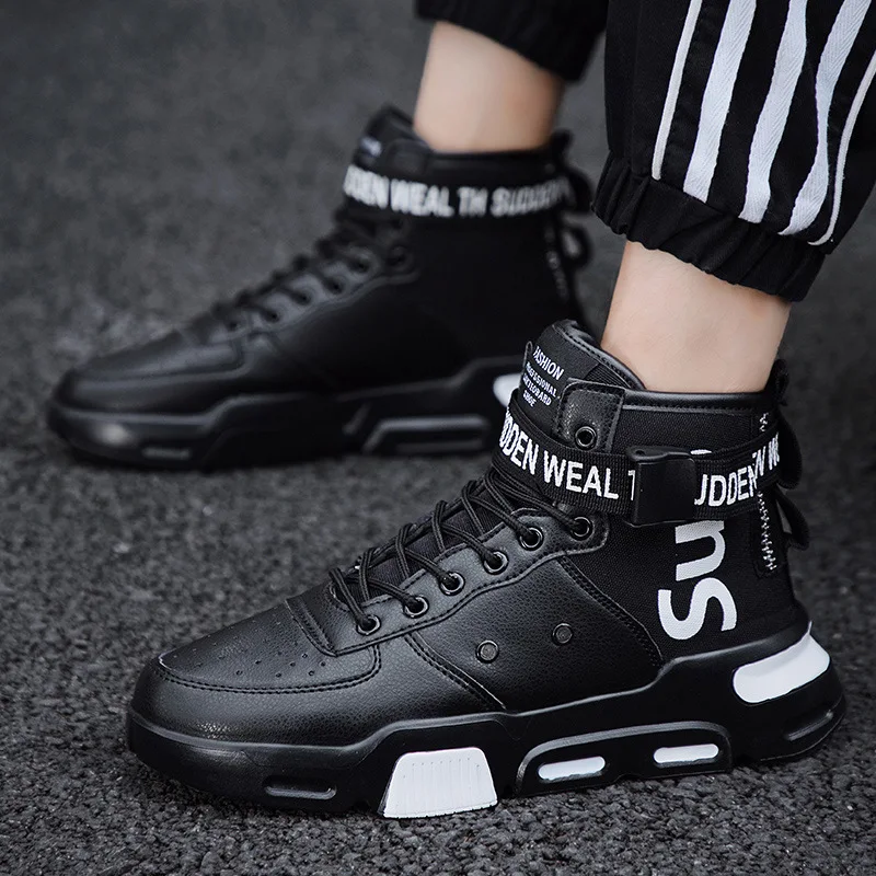 Обувь с высоким берцем Мужская трендовая спортивная обувь 2019 Новая Осенняя