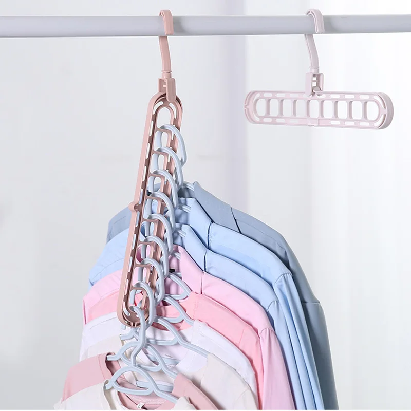 Волшебная многопортовая вешалка для одежды многофункциональная пластиковая