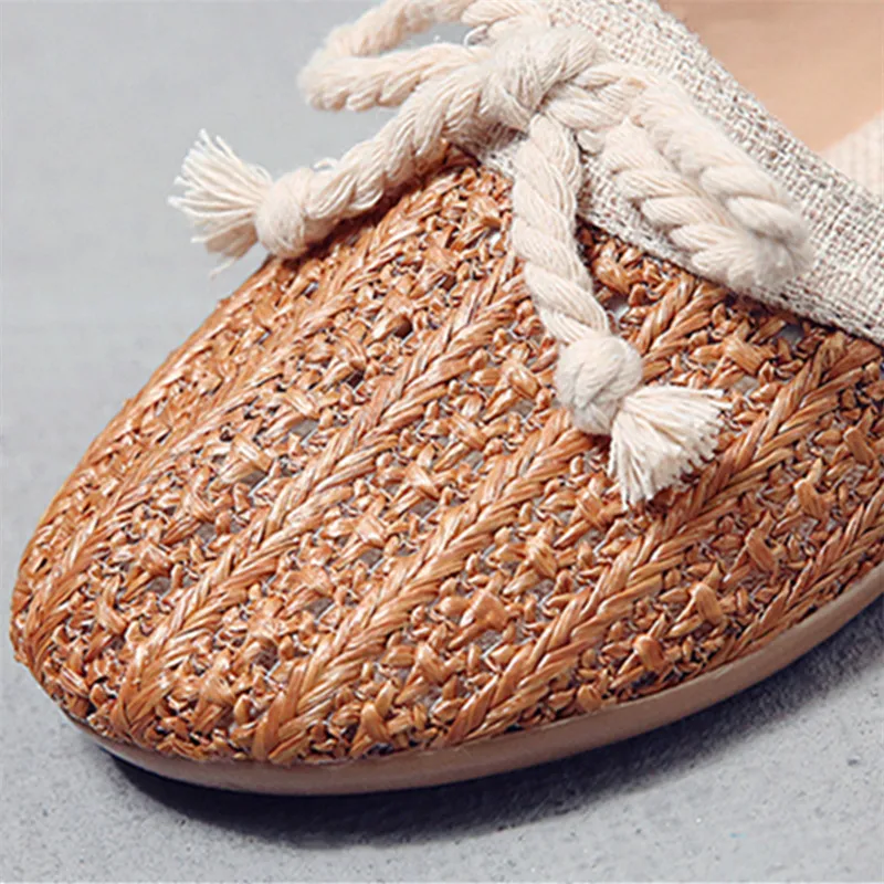 Туфли женские с круглым носком повседневная офисная удобная обувь перфорацией