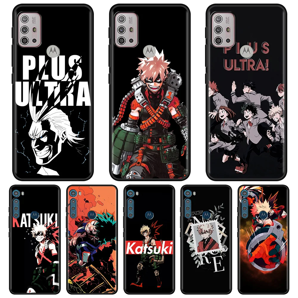

Phone Case For Moto One Fusion G Stylus G100 G60s G60 G50 G30 G20 G10 G9 G8 Plus Play Power Lite E40 E20 E6s Japan Anime My Hero
