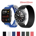 Плетеный браслет 20 мм22 мм Solo для Samsung Galaxy watch 346 42 ммactiveGear S3, ремешок для часов Huawei Amazfit GTS22eGTR2