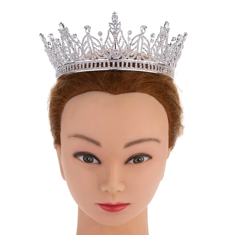 Crown HADIYANA - элегантные аксессуары для волос невесты с бриллиантами Zircon BC3933.