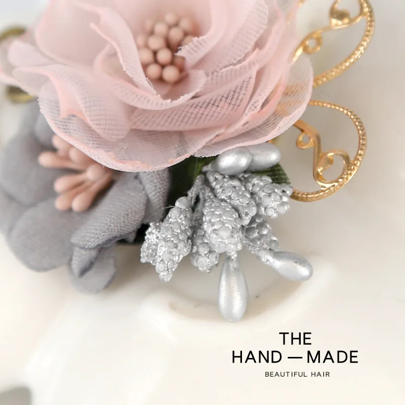 I Remiel Корейская лента тканевая брошь корсажный цветок для женщин булавка