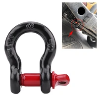 1pc shackle mount heavy duty galvanized shackles d ring 2t 4400lbs capacity for vehicle recovery towing dropshipping new