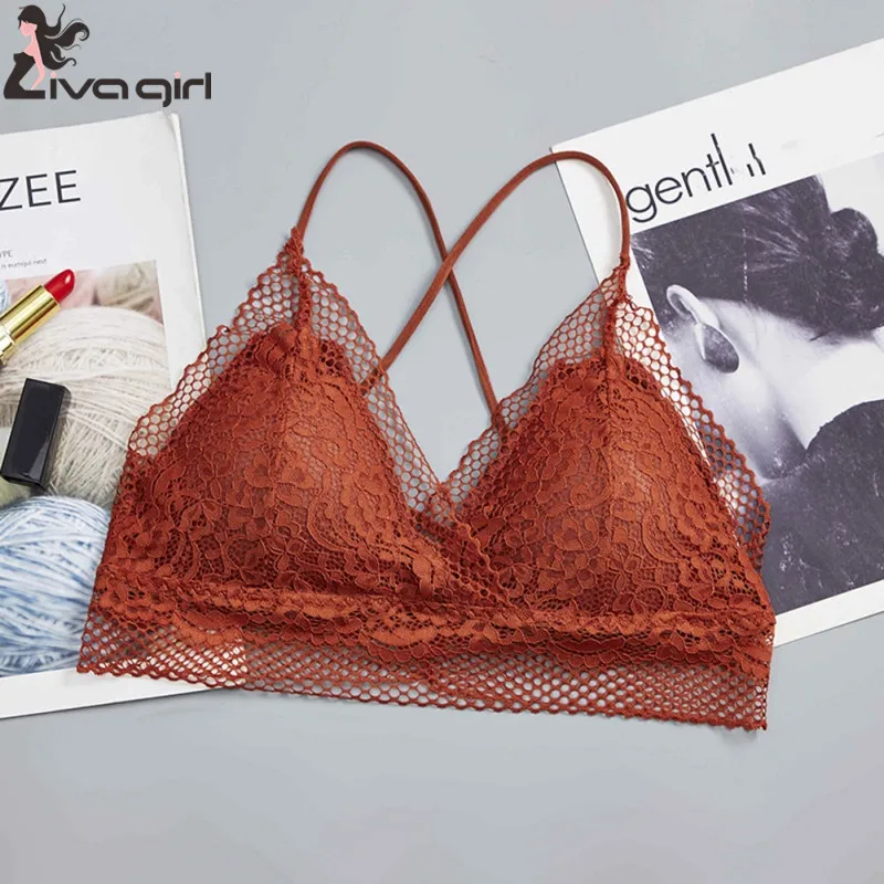 Бесшовное женское нижнее белье бюстгальтеры с треугольной чашечкой сексуальное